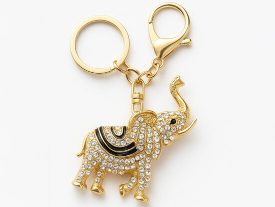 Schlüsselanhänger "Schwarzer Elefant"